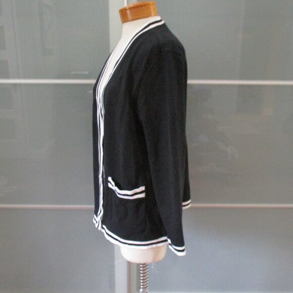 Isaac Mizrahi Live Open Front Long Sleeve Cardigan - Picture 2 of 6